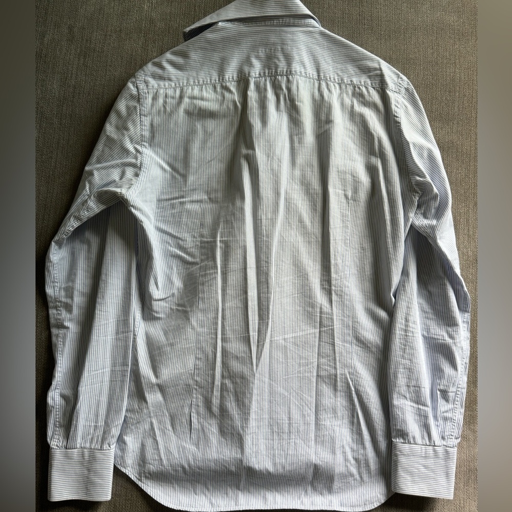 Blue/White Striped Button Down - image 2